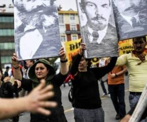 Manifestaciones por el Día del Trabajador en Turquía. Foto: AFP