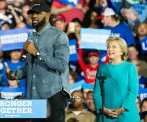 LeBron James también hizo campaña a favor de Obama en 2008, y no es el único deportista que ha intervenido en la contienda presidencial 2016.