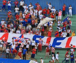 La afición llegó a apoyar a su amado León en la jornada 17 de la Liga Nacional. (Foto: Ronald Aceituno/ El Heraldo)