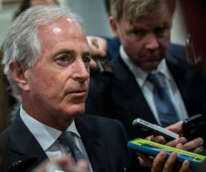 El senador Corker calificó este martes al presidente Donald Trump, de poco confiable y que degrada al país. Foto: AFP