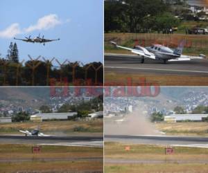 De acuerdo con la torre de control de Toncontín, la pequeña aeronave reportó problemas de aterrizaje más de media hora antes de tocar la pista. (Fotos: David Romero / EL HERALDO)