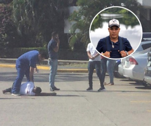 El incidente ocurrió en el parqueo de una universidad privada de San Pedro Sula.