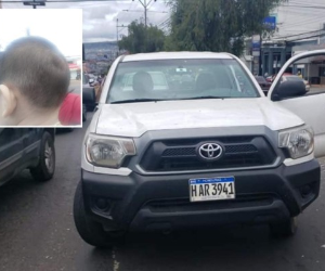 El pequeño hijo de Nirvana Velásquez terminó con una fractura en el cráneo.