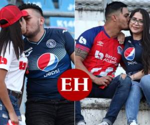 Como rivales, pero en pareja, así llegaron algunas aficionadas a Olimpia y Motagua con su novio al clásico en el Olímpico. ¡Aquí las fotos!