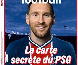 Revista France Football viste a Messi de PSG