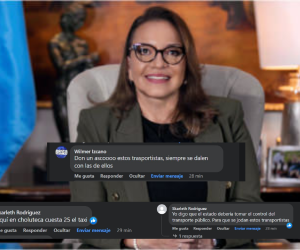 Los hondureños reprochan a la presidenta las acciones tomadas este Martes Santo.