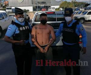 Agentes de la DPI capturaron a Cristian Franshua Álvarez Martínez, alias “Misungo”, en la colonia San Francisco de Comayagüela.