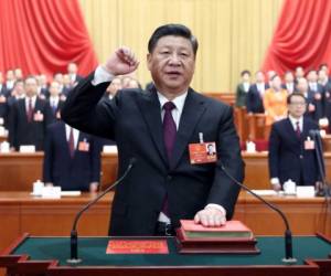 Xi asumió el puesto de presidente en 2013, y no ha dicho cuántos períodos adicionales de cinco años planea gobernar. Foto: AP