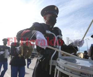 Las Fuerzas Armadas de Honduras poseen una de las mejores bandas del país. Foto: Marvin Salgado/ EL HERALDO