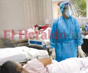 En Honduras hay 1,011 pacientes hospitalizados por covid-19, de los cuales 392 están graves y 57 en Unidades de Cuidados Intensivos. Foto: El Heraldo