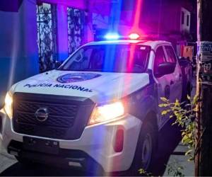 La Policía Nacional (PN) llegó a la colonia La Mora, de Choloma, para realizar el levantamiento de ley.