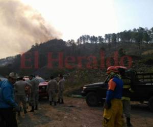 El lugar donde ocurrió el voraz incendio es de difícil acceso. Foto: EL HERALDO