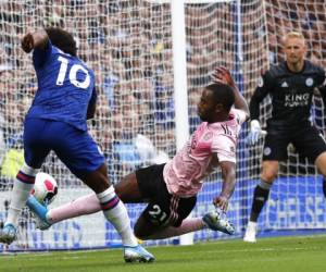 El Chelsea estuvo a punto de ganar ante el Leicester pero no pudo sostener el 1-0 en la jornada de este fin de semana. Foto:AP
