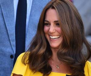 Kate Middleton lució muy hermosa durante el Wimbledon. Foto: AFP