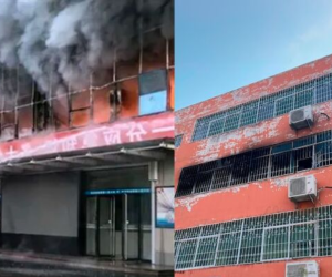 Las calles de la localidad estaban prácticamente vacías el sábado por la noche.