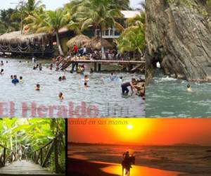 Sol, playa, arena, naturaleza, cultura y muchas actividades ofrece la costa norte de Honduras en este feriado. (Foto: El Heraldo)