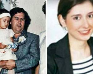 Esta es la única fotografía de la hija de Pablo Escobar hasta entonces.