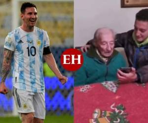 El 10 argentino tuvo un hermoso detalle con uno de sus fieles seguidores. Fotos: AFP y cortesía.