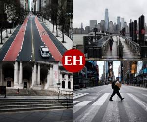 Conocida como la ciudad que nunca duerme, Nueva York se ha visto severamente afectada por el coronavirus. Fotos: AFP.