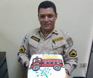 Foto de Óscar Madrid en vida cuando celebraba uno de sus cumpleaños.