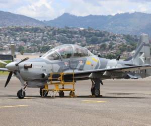 El avión Tucano será utilizado para el combate al tráfico de drogas en el país.