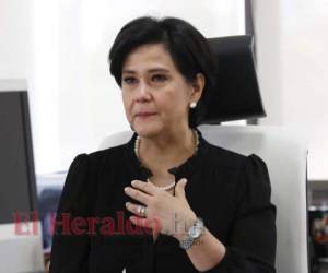 Reina Irene Mejía atendió a EL HERALDO en la gerencia general de Citi Honduras. (Fotos: Marvin Salgado / EL HERALDO)