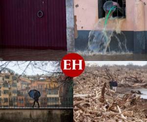 El balance de muertos por la tormenta Gloria en España aumentó a 13 con la confirmación de un deceso por las autoridades locales, que todavía buscan tres desaparecidos tras las intemperies que afectaron el este del país la semana pasada. FOTOS: AP/ AFP