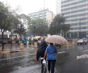 Las lluvias afectarán a ocho departamentos del territorio hondureño. FOTO: EL HERALDO