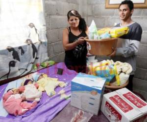 La ayuda que realizó Pro-Vida fue trasladada por El HERALDO hasta el hogar de la madre soltera Bessy Oliva en Amarateca. Foto: Marvin Salgado/EL HERALDO