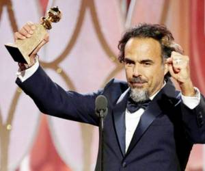 Alejandro González Iñárritu, ganador del Globo de Oro por segundo año consecutivo.