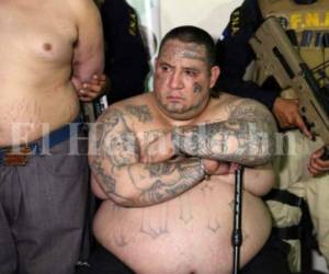 Ricky Alexander Zelaya Camacho alias 'Boxer Hiuber', el jefe de la pandilla 18 que fue capturado el miércoles en la colonia Tiloarque de la capital de Honduras. (Fotos: EL HERALDO )