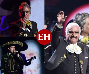 Vicente, Alejandro y Alex Fernández compartieron escenario en los Latin Grammy 2019. La esperada presentación generó emoción y aplausos entre los asistentes a la máxima gala que premia a la música en español. Fotos AFP