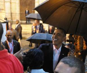 Obama llegó a Cuba el domingo junto a su familia.