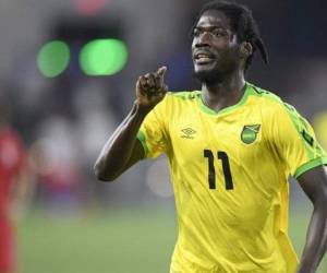 Shamar Nicholson, delantero de la selección de Jamaica. (AP)