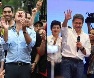Los candidatos presidenciales de la Alianza de Oposición y del Partido Nacional se han autoproclamado ganadores. (Foto: El Heraldo Honduras/ Noticias Honduras hoy)