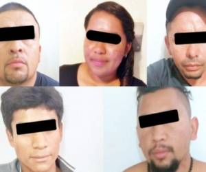 Los hondureños fueron capturados en México mediante un operativo policial.