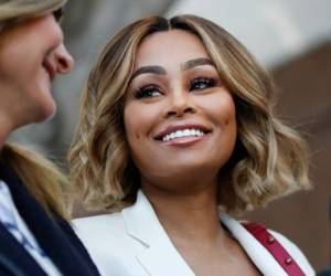 Afuera de la corte, Chyna dijo: 'Antes que nada quiero agradecerle al juez por otorgarme esta orden de alejamiento para protegerme'. Foto: AP