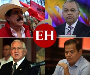 Políticos, diplomáticos y empresarios. Estos fueron los principales protagonistas del golpe de Estado en Honduras en 2009 y así lucen 10 años después. Foto: EL HERALDO