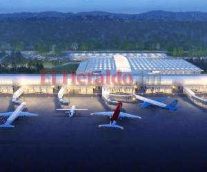 Toda la estructura de obra gris en el nuevo aeropuerto de Palmerola, Comayagua, ya se está finalizando.