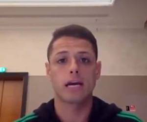 Chicharito Hernández explicó lo sucedido en un vídeo en las redes sociales. Foto: Twitter