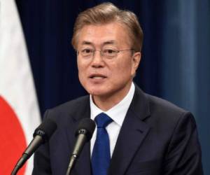 El presidente de Corea del Sur Moon Jae-in. Foto: Agencia AP