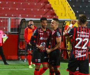 La vuelta se jugará este miércoles en el estadio Eladio Rosabal, de Heredia. Foto cortesía Twitter @ldacr