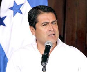 Juan Orlando Hernández, presidente de Honduras.