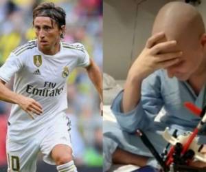 Luka Modrić felicitó al pequeño Raúl en su cumpleaños.