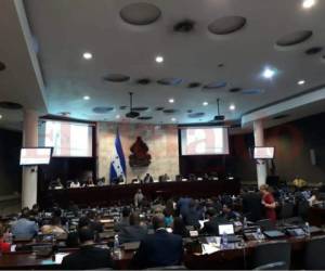 Ambiente en el Congreso Nacional de Honduras. Foto EL HERALDO