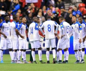 Jugadores de la selección de Honduras tras un encuentro en el 2017. Foto: EL HERALDO