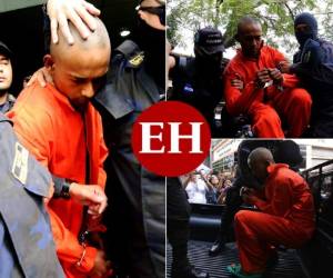 Luis Alberto Rodríguez Vallejo, el asesino confeso de su propia hija, una bebé de cuatro meses de edad, fue sometido el miércoles a una prueba de ADN y, antes de ingresar a las instalaciones de Medicina Forense, confesó que teme por su vida. (Fotos: Estalin Irías / EL HERALDO)