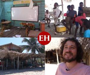 En su video Luisito mostró cómo vive una pequeña comunidad garífuna que reside en el cayo Chachahuate.