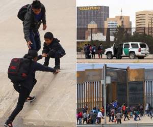 Después de caminar días, semanas y hasta meses para llegar a la frontera de México con Estados Unidos los migrantes solicitan asilo. Foto: AFP