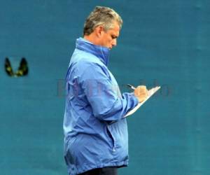 Reinaldo Rueda Rivera, entrenador colombiano mientras trabajó con Honduras.